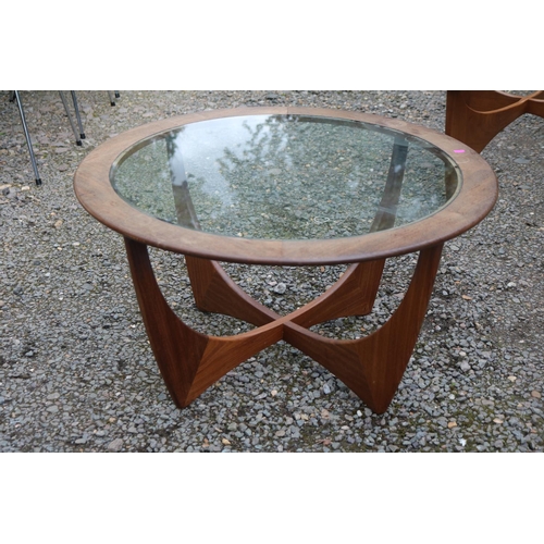 436 - G-Plan Astro Circular Coffee table 1960s designed by Gordon Murray 83cm in Diameter