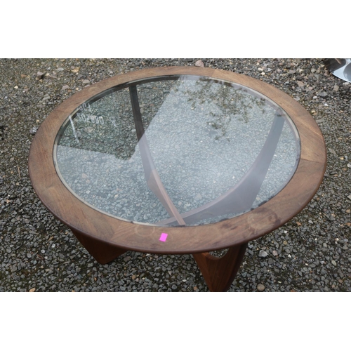 436 - G-Plan Astro Circular Coffee table 1960s designed by Gordon Murray 83cm in Diameter