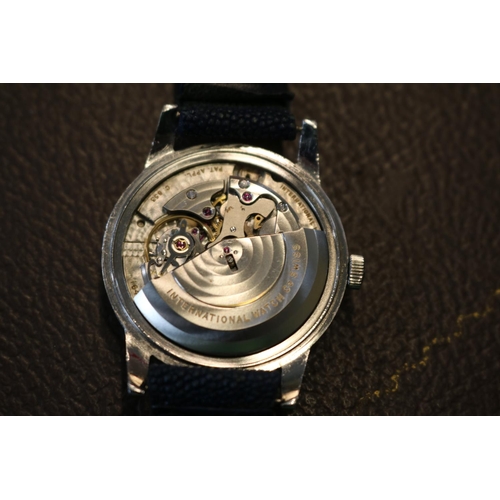 337 - International Watch Co IWC Schaffhausen Automatic watch with baton dial in Stainless steel case. 34m... 