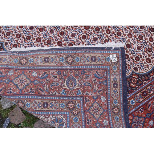 446 - Kershan Rug of Cream & Ground Rug retailed at £1200. 295 x 200cm