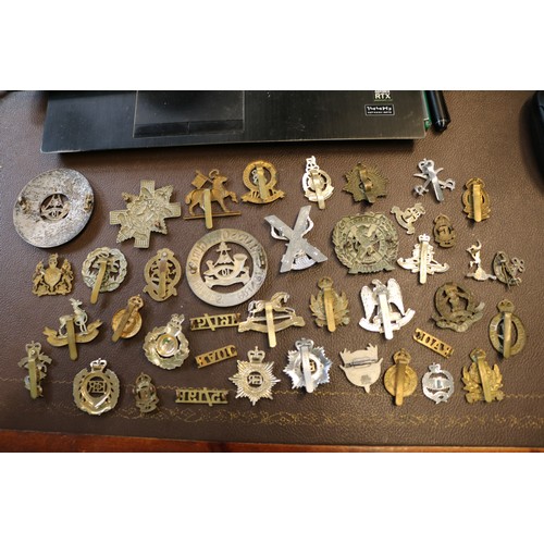 360 - Good Collection of assorted Military Cap and other Badges in. Princess Marys Own Gurkha Rifles, Roya... 