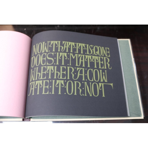 114 - Graphic Sayings by David Kindersley The Deluxe Edition Skelton Press. Printed on different colored p... 