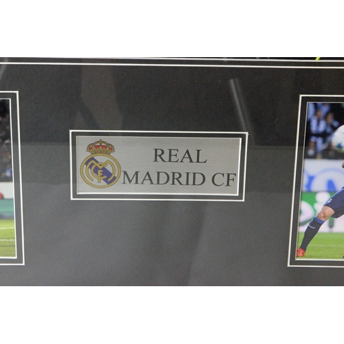 1 - Real Madrid 2010-11 Framed Shirt Signed by the Squad. Signatures on an ADIDAS Real Madrid 2010-11 fr... 