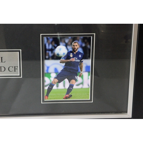 1 - Real Madrid 2010-11 Framed Shirt Signed by the Squad. Signatures on an ADIDAS Real Madrid 2010-11 fr... 