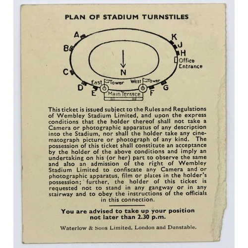 17 - 1953 FA Cup Final Ticket Blackpool v Bolton. This is a rare original used ticket for the 1953 FA Cup... 