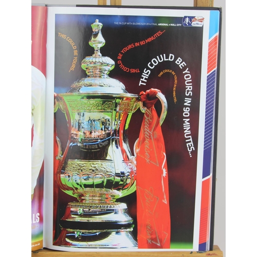 3 - 2014 Arsenal v Hull City FA Cup Final Bobby Moore Club Limited Edition Bound Programme 87 out of 180... 