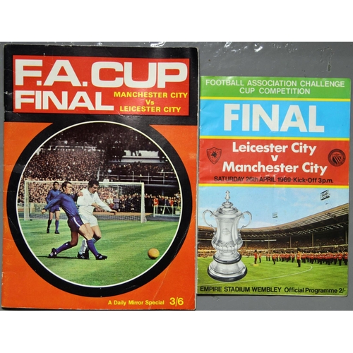 32 - 1969 FA Cup Final Leicester City v Manchester City Programme & Daily Mirror Special Programme