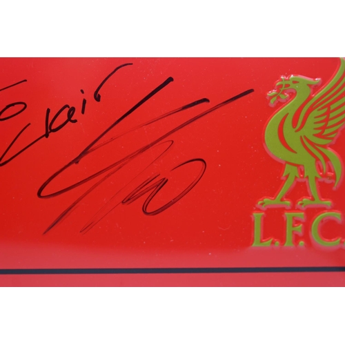 4 - Anfield Road Sign Personally signed bu Jurgen Klopp with COA