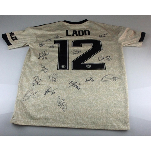 5 - Manchester United Women's Team Signed Hayley Ladd Adidas Shirt. Manchester United Women's Team Signe... 