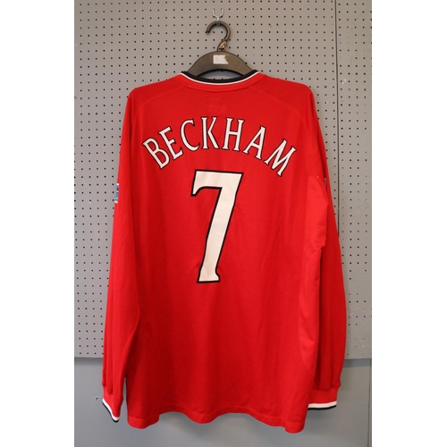 44 - DAVID BECKHAM 2000 AUGUST 13TH, FINAL CHARITY SHIELD MATCH WORN #7 MANCHESTER UNITED JERSEY
The 2000... 