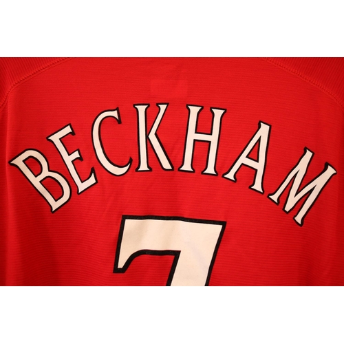 44 - DAVID BECKHAM 2000 AUGUST 13TH, FINAL CHARITY SHIELD MATCH WORN #7 MANCHESTER UNITED JERSEY
The 2000... 