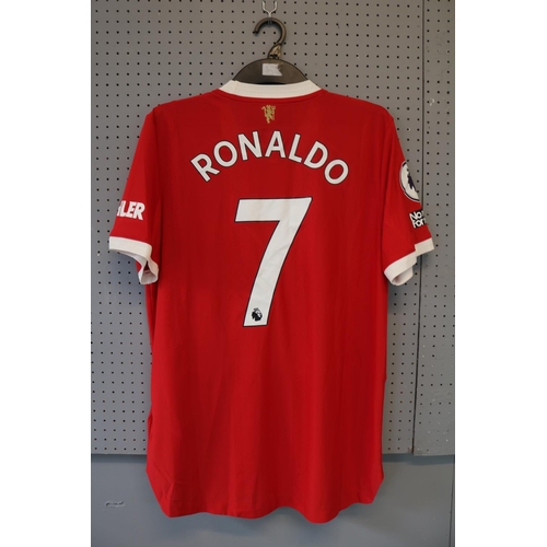 46 - CRISTIANO RONALDO 2021/22 PREMIER LEAGUE MATCH WORN #7 MANCHESTER UNITED HOME JERSEY
On 27th August ... 