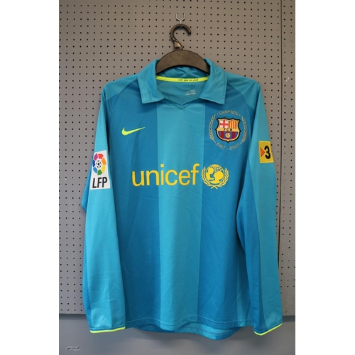 50 - LIONEL MESSI 2008/2009 MATCH WORN #19 BARCELONA AWAY JERSEY
Lionel Messi wore this number 