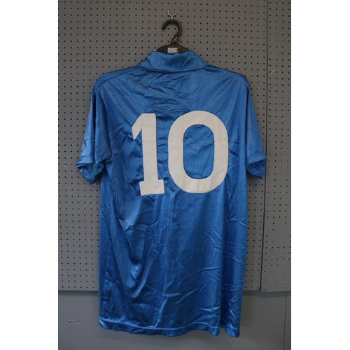 51 - DIEGO MARADONA 1988/1989 MATCH WORN #10 NAPOLI JERSEY WITH MATCH WORN AND SIGNED CAPTAIN ARMBAND
The... 