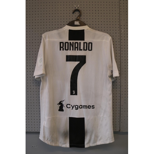 52 - CRISTIANO RONALDO 2019 SUPERCOPPA MATCH WORN #7 JUVENTUS JERSEY
An Adidas brand jersey worn by Crist... 