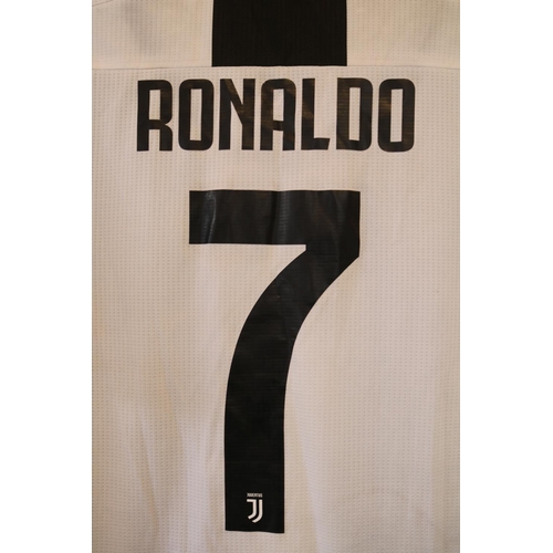 52 - CRISTIANO RONALDO 2019 SUPERCOPPA MATCH WORN #7 JUVENTUS JERSEY
An Adidas brand jersey worn by Crist... 