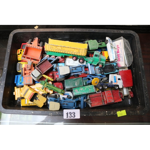 133 - Collection of assorted Playworn Lesney & Matchbox vehicles