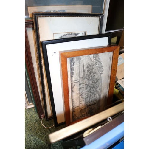 214 - Collection of assorted Framed Pictures and prints 19thC and later