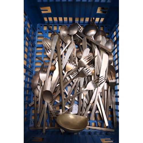 218 - Collection of Contemporary Bronze flatware