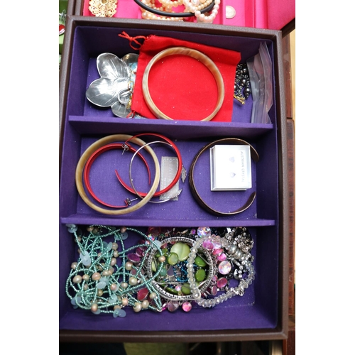 446 - Large collection of assorted Costume jewellery to include Bangles, Necklaces, earrings etc