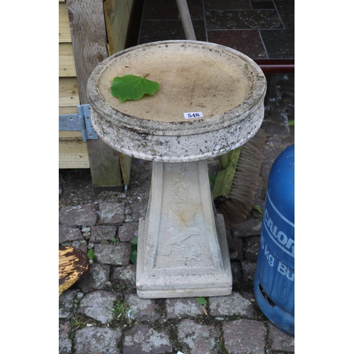 548 - Concrete Bird Bath