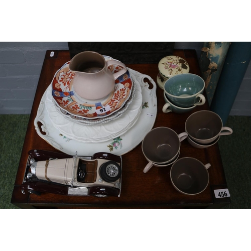 97 - Collection of assorted Ceramics to include Imari, Poole etc