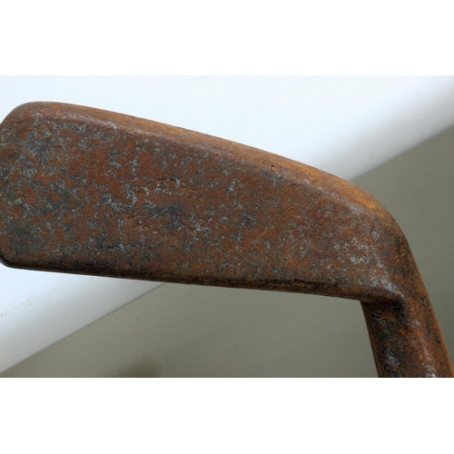 19 - Five Hickory Irons inc Anderson and Millar. C. Millar, Glasgow small headed iron. Anderson, Army & N... 