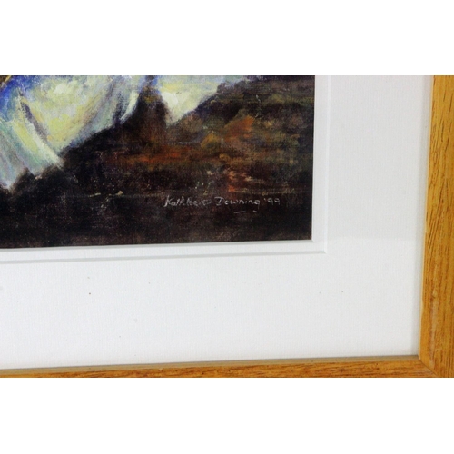 448 - Oil on Board by the renowned Hertfordshire artist Kathleen M Downing titled 