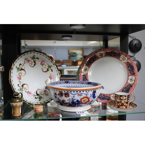 124 - Collection of assorted 18th century and later Ceramics to include Doulton Lambeth, Royal Crown Derby... 