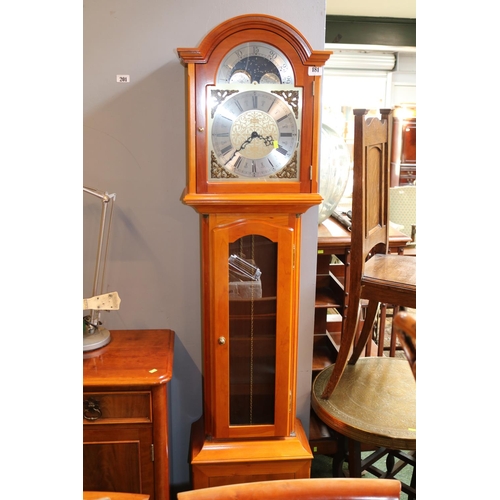 181 - 20thC Yew Longcase clock