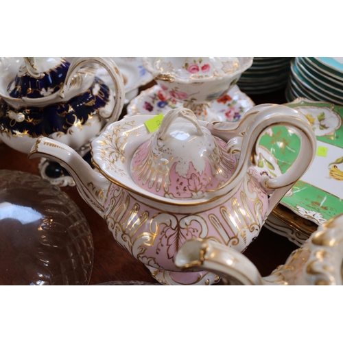 220 - Collection of H & R Daniel Tea wares to include Teapots, Plates etc