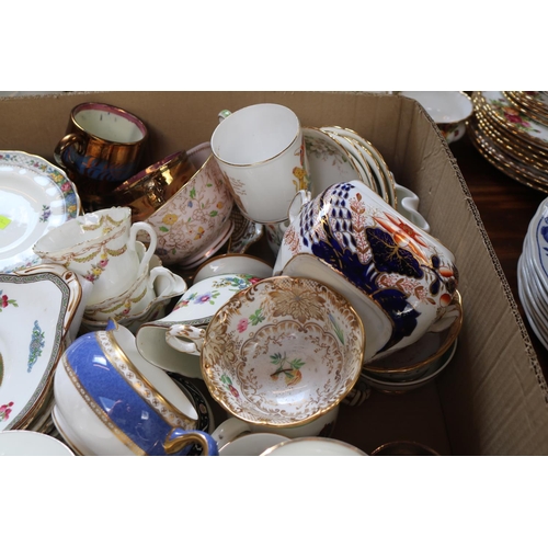 225 - Box of assorted Ceramic commemorative wares and 19thC and later ceramics