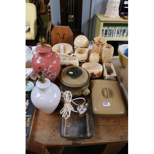 244 - Collection of Sylvac, Denby Stoneware etc