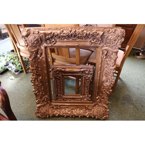 304 - 2 Modern Gilt Framed ornate frames