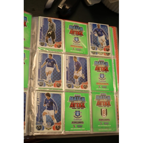 306 - Large collection of football Match Attax, Panini trading cards and folder (x6) to include 2010 South... 