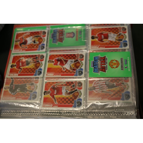 306 - Large collection of football Match Attax, Panini trading cards and folder (x6) to include 2010 South... 