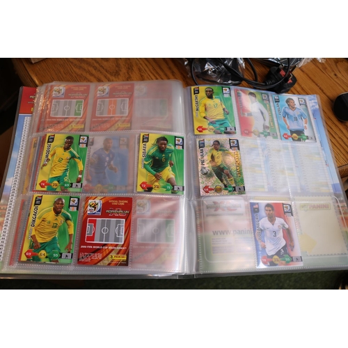 306 - Large collection of football Match Attax, Panini trading cards and folder (x6) to include 2010 South... 