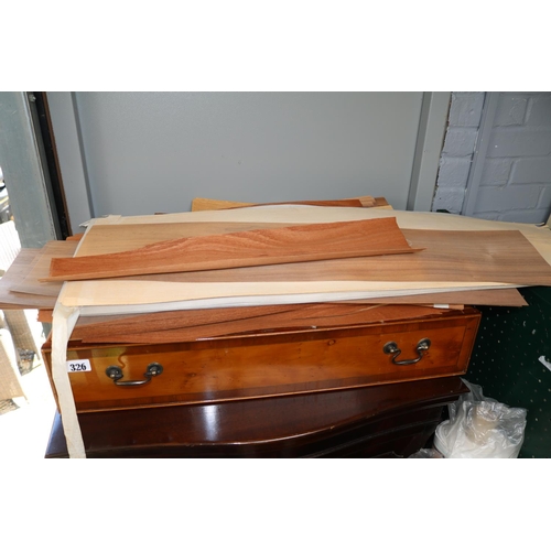 326 - Collection of assorted wood Veneer