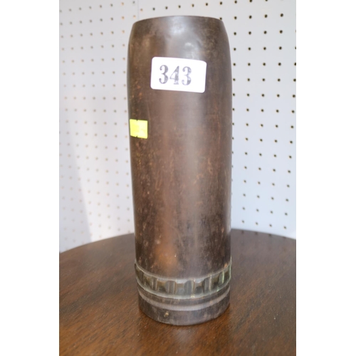 343 - WW1 Artillery Shell QF 18PR II FS HSF 6 11 07HS