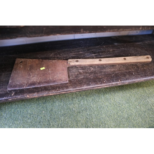 354A - Large Heavy Meat Cleaver