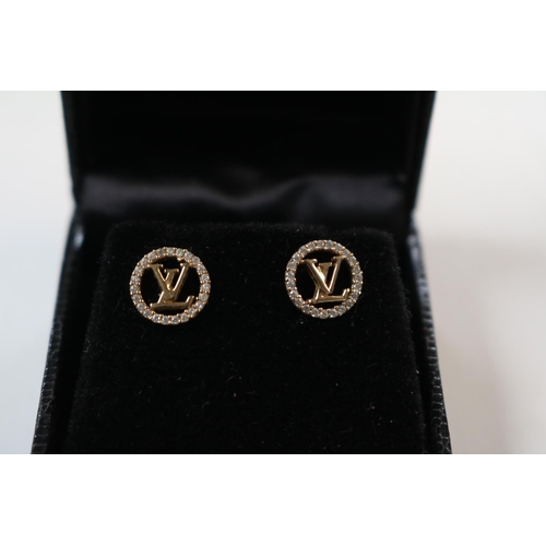 427 - Louis Vuitton monogram pair of Earrings