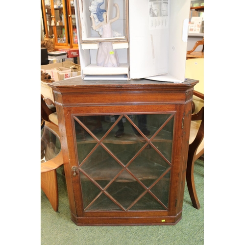 480 - 19thC Glazed Corner Cabinet