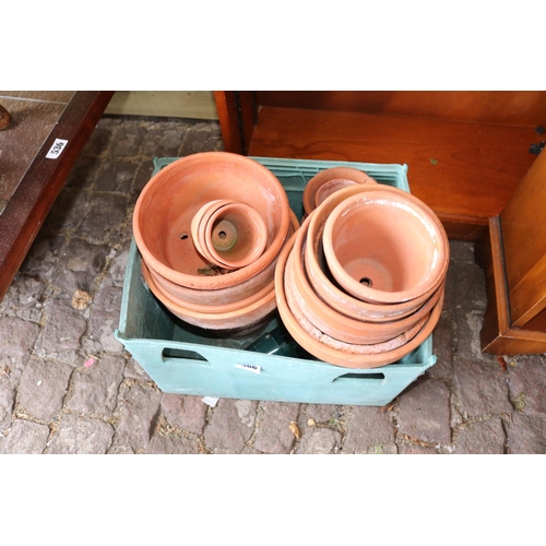 566 - Collection of Terracotta Pots