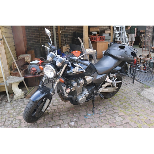 572 - Honda CB1300 Motorcycle 32K miles with MOT until 1st July 2025 V5C Present and Single Key & Helmet