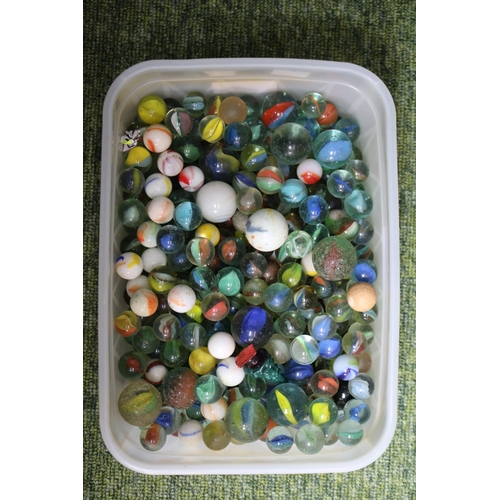 81 - Box of assorted Marbles 19thC and Later