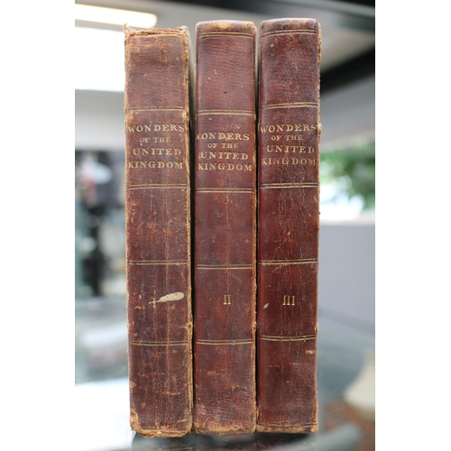 83 - 3 Volumes The Natural and Artificial Wonders of the United Kingdom
Rev. J. Goldsmith; Richard Philli... 