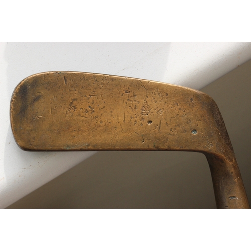 21 - Five Hickory Shafted Putters inc Spalding 