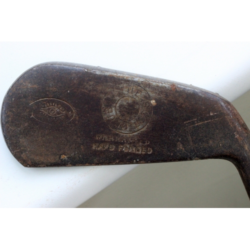 22 - Four Hickory Shaft Irons inc Rollins & Parker, James Murray & Tom Stewart. James Murray, Carnoustie ... 