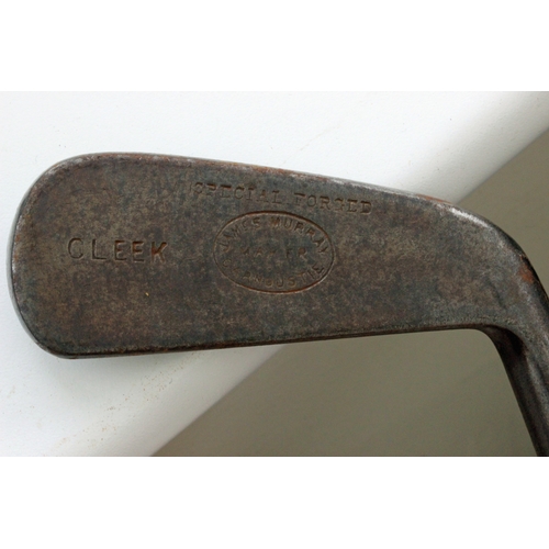 22 - Four Hickory Shaft Irons inc Rollins & Parker, James Murray & Tom Stewart. James Murray, Carnoustie ... 