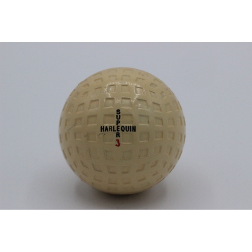 5 - Mint Condition Super Harlequin Golf Ball c1929. A mint condition Super Harlequin golf ball by the Ha... 